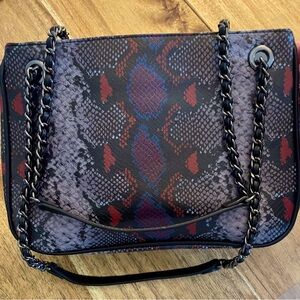 INC snakeskin print Purse